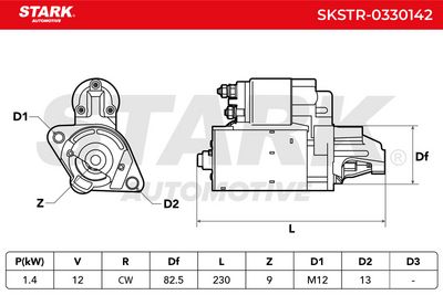 стартер STARK SKSTR-0330142