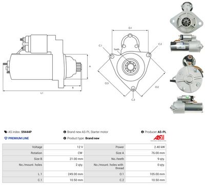 STARTER AS-PL S9444P 4