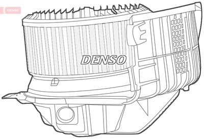 Вентилятор салона DENSO DEA23012 для RENAULT SCÉNIC