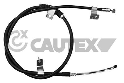 Тросик, cтояночный тормоз CAUTEX 766182 для CITROËN C-CROSSER