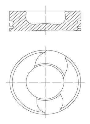 Zuiger - 2294100 - MAHLE