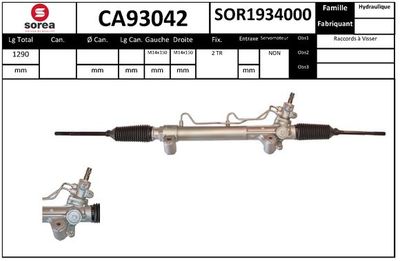 LENKGETRIEBE SNRA CA93042