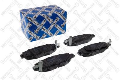 комплект спирачно феродо, дискови спирачки STELLOX 435 004B-SX
