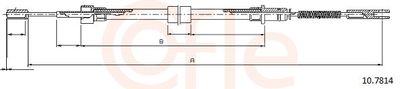 CABLU FRANA DE PARCARE COFLE 107814