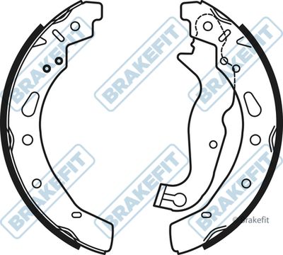 APEC Brake Shoe Set BSH1086