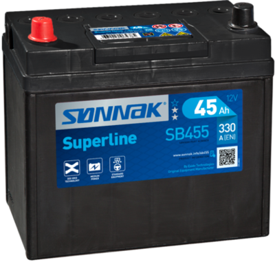 Стартерная аккумуляторная батарея SONNAK SB455 для HONDA ORTHIA