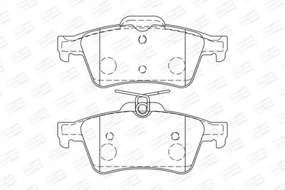 BREMSBELAGSATZ SCHEIBENBREMSE CHAMPION 573186CH 1