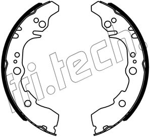 fri.tech. 1253.679 Ремкомплект барабанных колодок  для DAIHATSU EXTOL (Дайхатсу Еxтол)