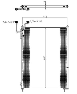 Kondensor, klimatanläggning NRF 350503