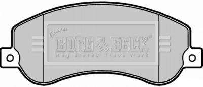 Комплект тормозных колодок, дисковый тормоз BORG & BECK BBP2281 для VW AMAROK