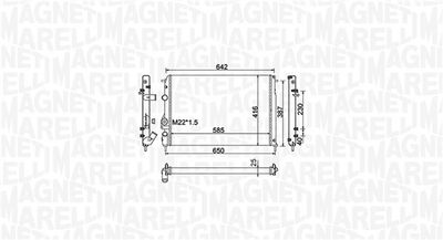 MAGNETI MARELLI Kühler, Motorkühlung
