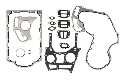 Complete motorpakkingset - carter past: URSUS 4022, 4024  JOHN DEERE 5460  LANDINI 5865, 60, 70   MASSEY FERGUSON 3425, 3425 F, 3425 GE, 3425 GEV, 3425 S, 3425 V, 3425 VSF, 3435, 3435 F