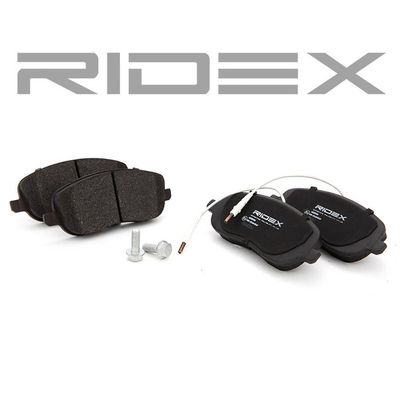 комплект спирачно феродо, дискови спирачки RIDEX 402B0104