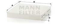 Фильтр, воздух во внутренном пространстве MANN-FILTER CU 2149 для RENAULT VEL