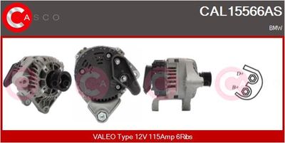 CASCO CAL15566AS Генератор  для BMW 3 (Бмв 3)