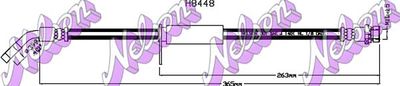 KAWE H8448 Тормозной шланг  для FORD  (Форд Пума)