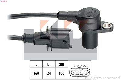 Czujnik, pozycja wałka rozrządu KW 453 476