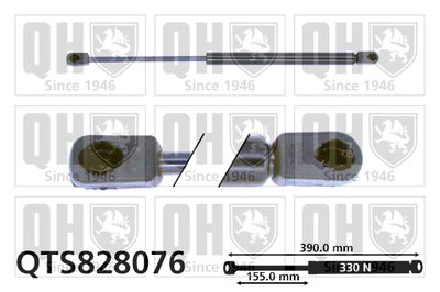 Газовая пружина, крышка багажник QUINTON HAZELL QTS828076 для NISSAN MAXIMA