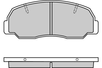 Комплект тормозных колодок, дисковый тормоз E.T.F. 12-0297 для DAIHATSU FEROZA