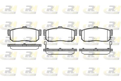 Комплект тормозных колодок, дисковый тормоз ROADHOUSE 2366.22 для INFINITI G20