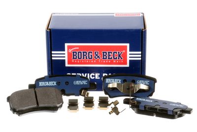 комплект спирачно феродо, дискови спирачки BORG & BECK BBP2003