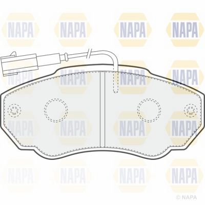 Brake Pad Set NAPA NBP1397