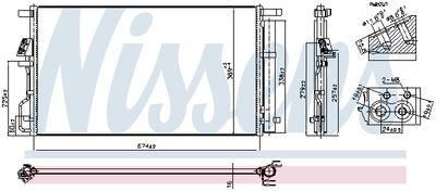 Kondensor, klimatanläggning NISSENS 940922