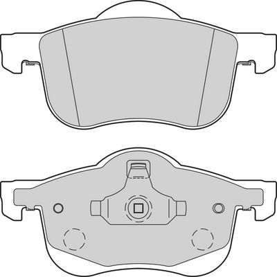 BREMSBELAGSATZ SCHEIBENBREMSE VALEO 302699 1