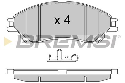 BREMSI BP3603 Тормозные колодки и сигнализаторы  для SUZUKI SX4 (Сузуки Сx4)