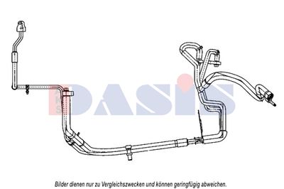 Трубопровод высокого / низкого давления, кондиционер AKS DASIS 885808N для FORD TRANSIT