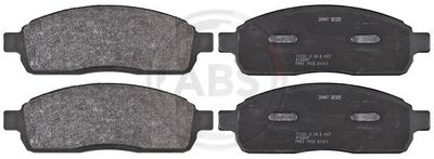 Zestaw klocków hamulcowych, hamulce tarczowe A.B.S. 38447