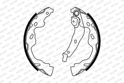 BREMSBACKENSATZ FERODO FSB672 1