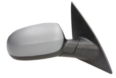 Zijspiegel Rechts (elektrisch, in reliëf, met verwarming, under-coated) past: OPEL CORSA C 09.00-12.09