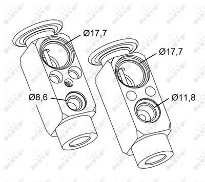 Expansion Valve, air conditioning 38478