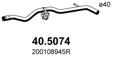 Rura wydechowa ASSO 40.5074