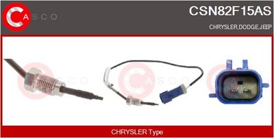 SENZOR TEMPERATURA GAZE EVACUARE