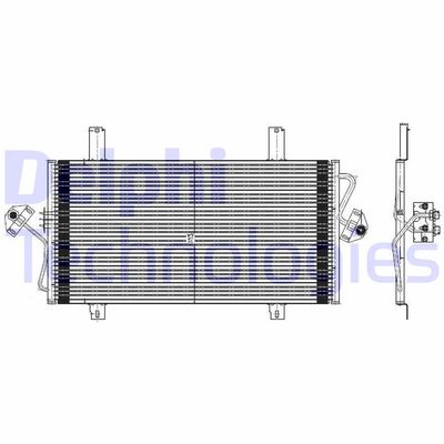 Конденсатор, кондиционер DELPHI TSP0225535 для RENAULT MASTER