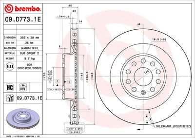 Brake Kit, disc brake KT 08 022