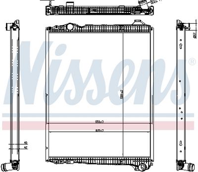 Kylare, motorkylning NISSENS 606323