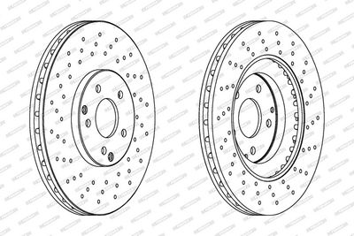 BREMSSCHEIBE FERODO DDF1582C1 1