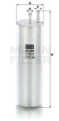 Топливный фильтр MANN-FILTER WK 8058 для VW MULTIVAN