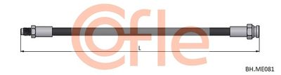 Тормозной шланг COFLE 92.BH.ME081 для SMART FORTWO