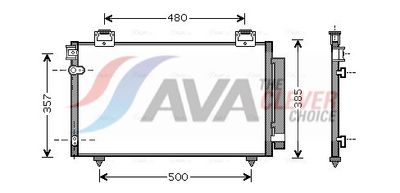 CONDENSATOR CLIMATIZARE AVA Clever Choice TO5392D