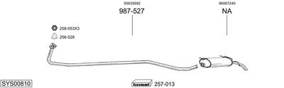ABGASANLAGE BOSAL SYS00810