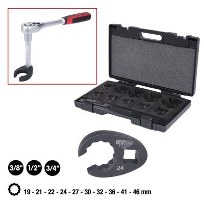 Dvojitý-vidlicový klíč sada KS TOOLS 913.1300