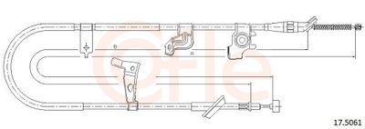 SEILZUG FESTSTELLBREMSE COFLE 92175061