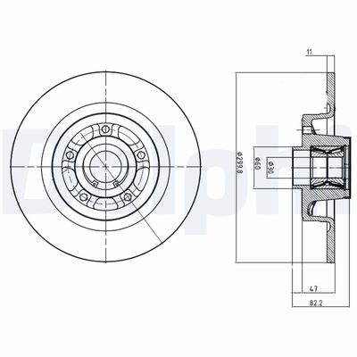 Brake Disc BG9023RS