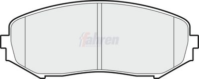 Fahren Brake Pad Set, disc brake FBP3642