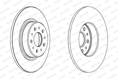 BREMSSCHEIBE FERODO DDF1138 1