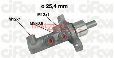 Спирачна помпа METZGER AUTOTEILE 202-439